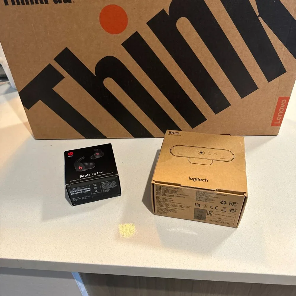 Lenovo ThinkPad (BRAND NEW) Bundle W Beats Fit Pro and Logitech BRIO